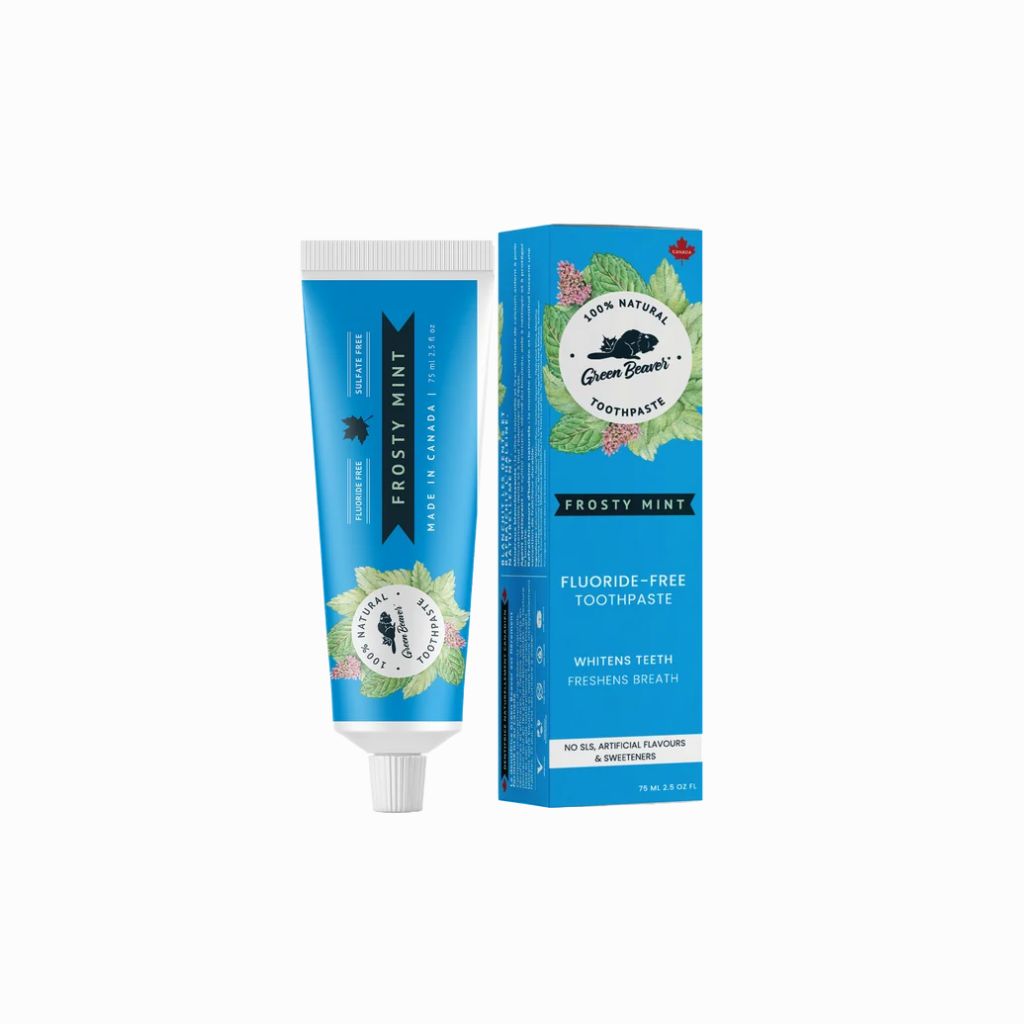 dentifrice sans fluor menthe givrée Green Beaver - La Boite à Grains