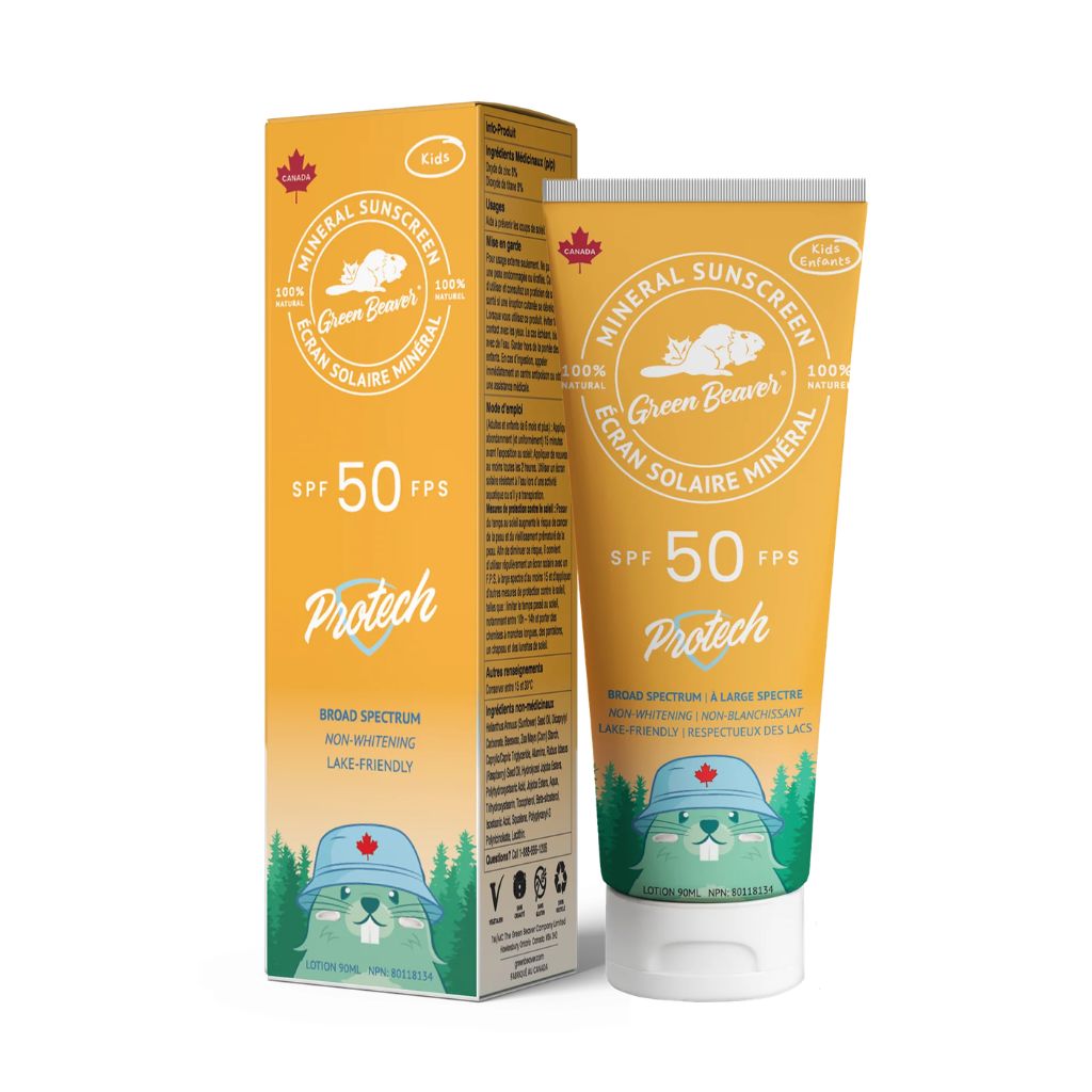 Green Beaver écran solaire minéral Protech FPS 50 - La Boite à Grains