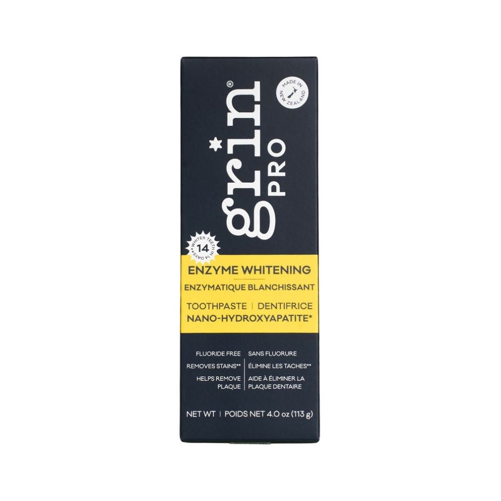 dentifrice enzymatique blanchissant Grin Pro - La Boite à Grains