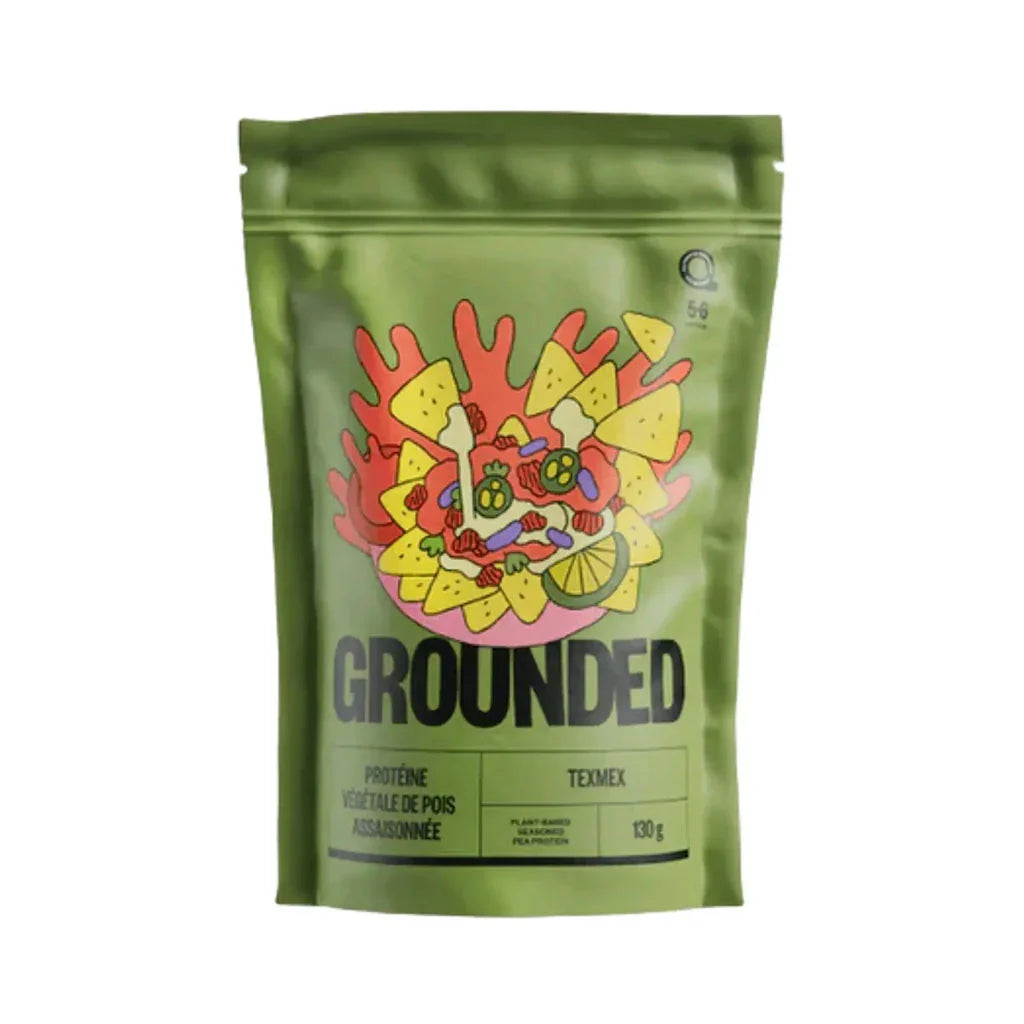 texmex protéine végétale de pois assaisonnée Grounded - La Boite à Grains