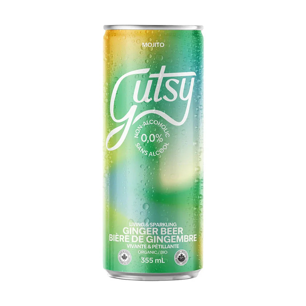 bière de gingembre mojito biologique Gutsy - La Boite à Grains