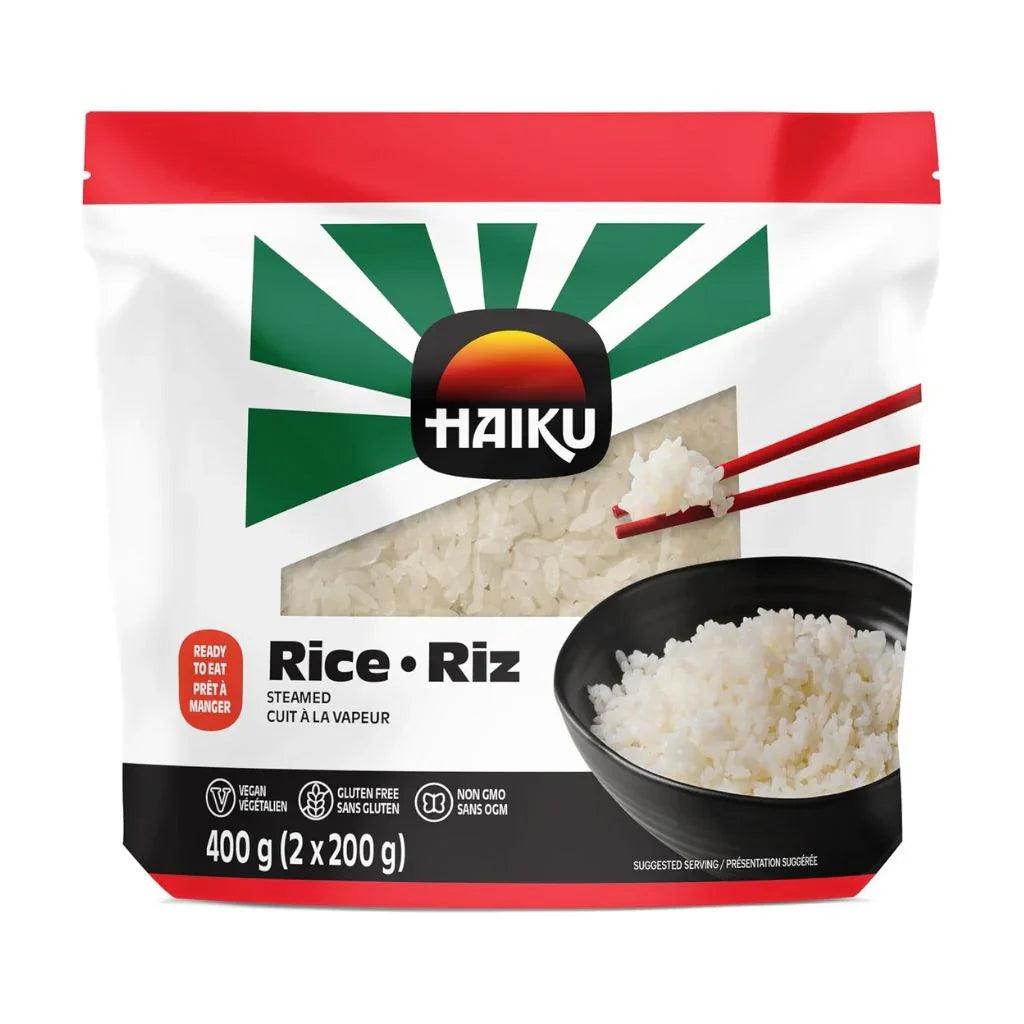 riz cuit à la vapeur Haiku - La Boite à Grains