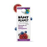 organic pomegranate and blueberry juice Happy Planet - La Boite à Grains
