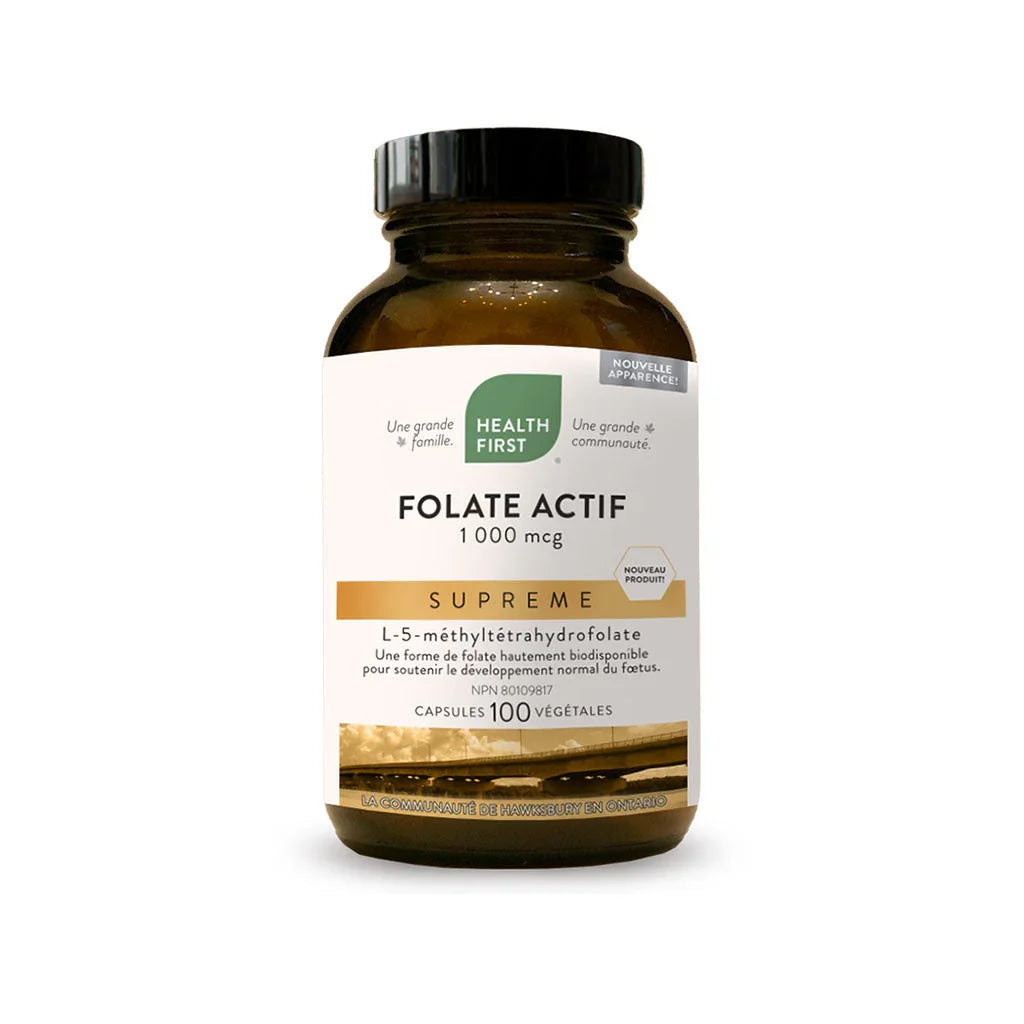 health first supreme active folate 100 vegetable capsules