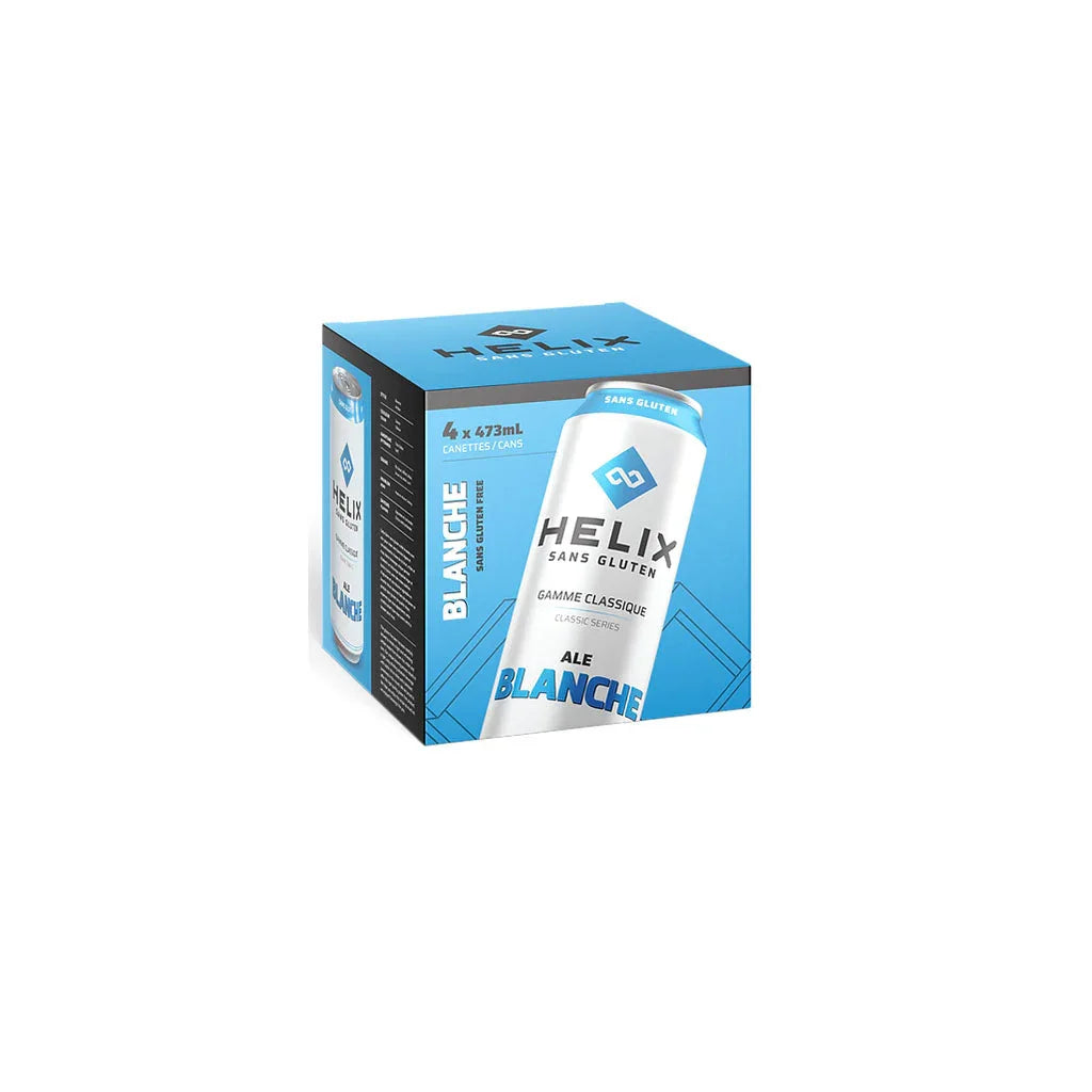 helix sans gluten bière ale blanche sans gluten 4 x 473 ml