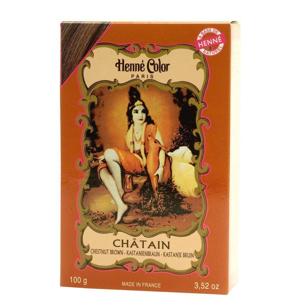 Henné en Poudre Châtain Henné Color Paris - La Boite à Grains