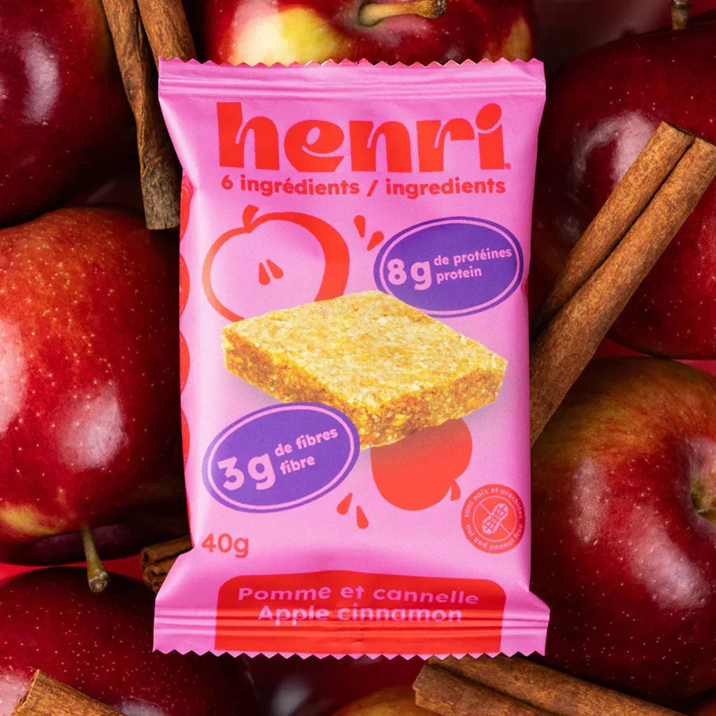 carré nutritif pomme cannelle Henri - La Boite à Grains