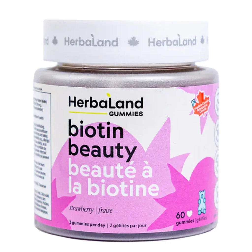 herbaland beauty with biotin 60 gummies - La Boite à Grains