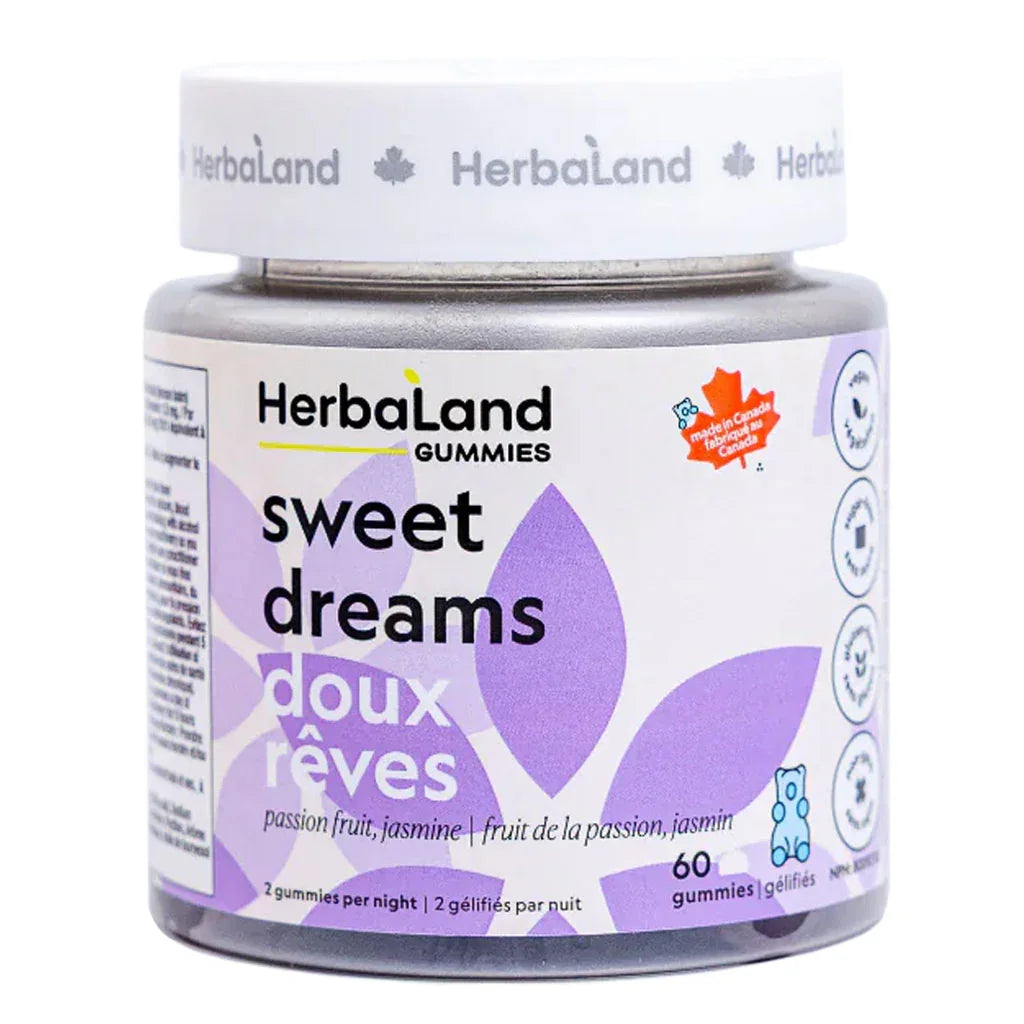 herbaland sweet dreams 60 gummies passion fruit and jasmine 60 gummies - La Boite à Grains