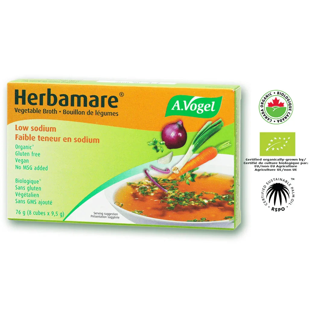 Herbamare Bouillon de Légumes Faible Sodium A. Vogel - La Boite à Grains