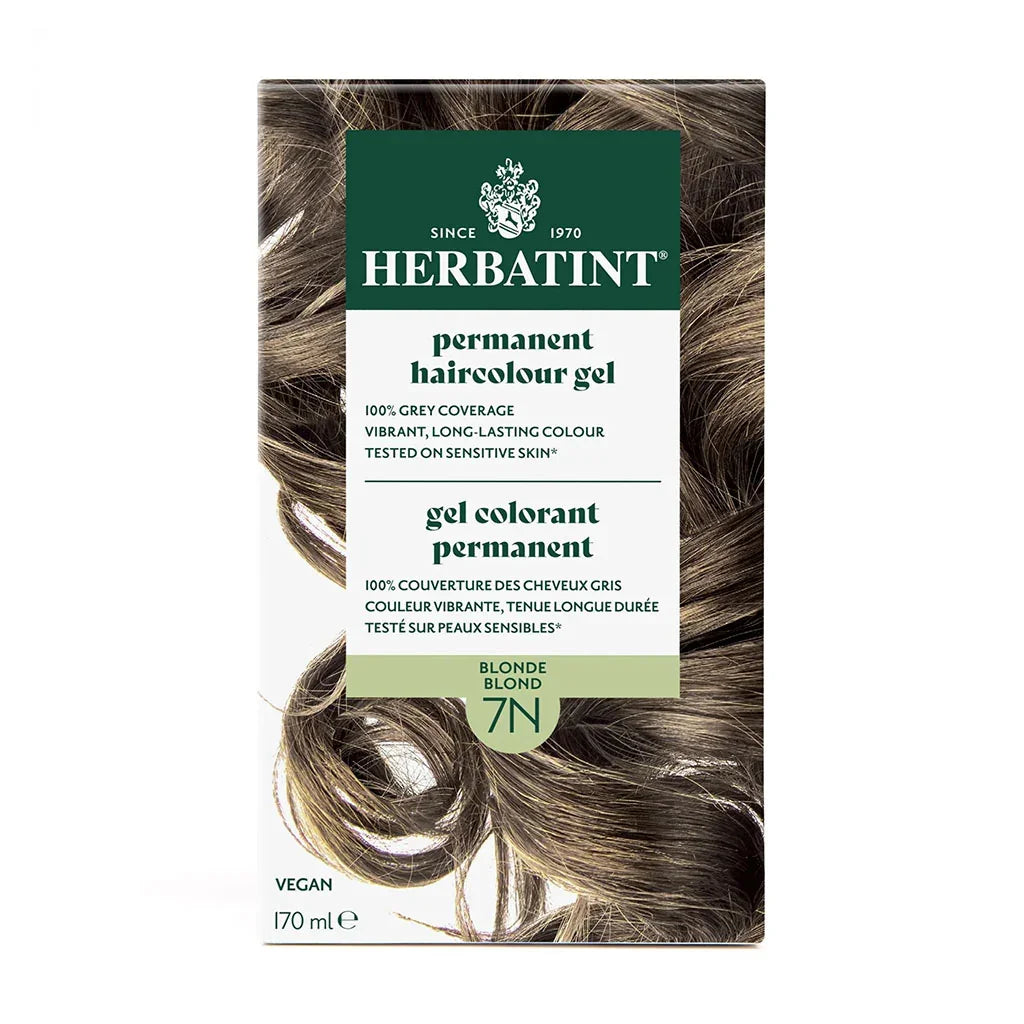 Colorant Permanent à Cheveux - Blond 7N Herbatint - La Boite à Grains
