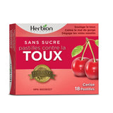 herbion sugar-free cherry cough lozenges 18 lozenges