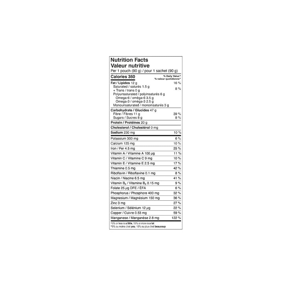 holos vanilla muesli to prepare the day before organic 90 g nutritional value