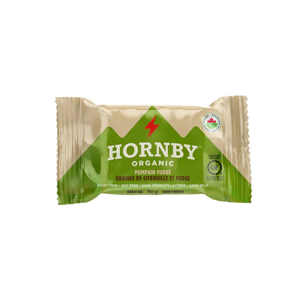 hornby organic barre énergétique citrouille et fudge - La Boite à Grains