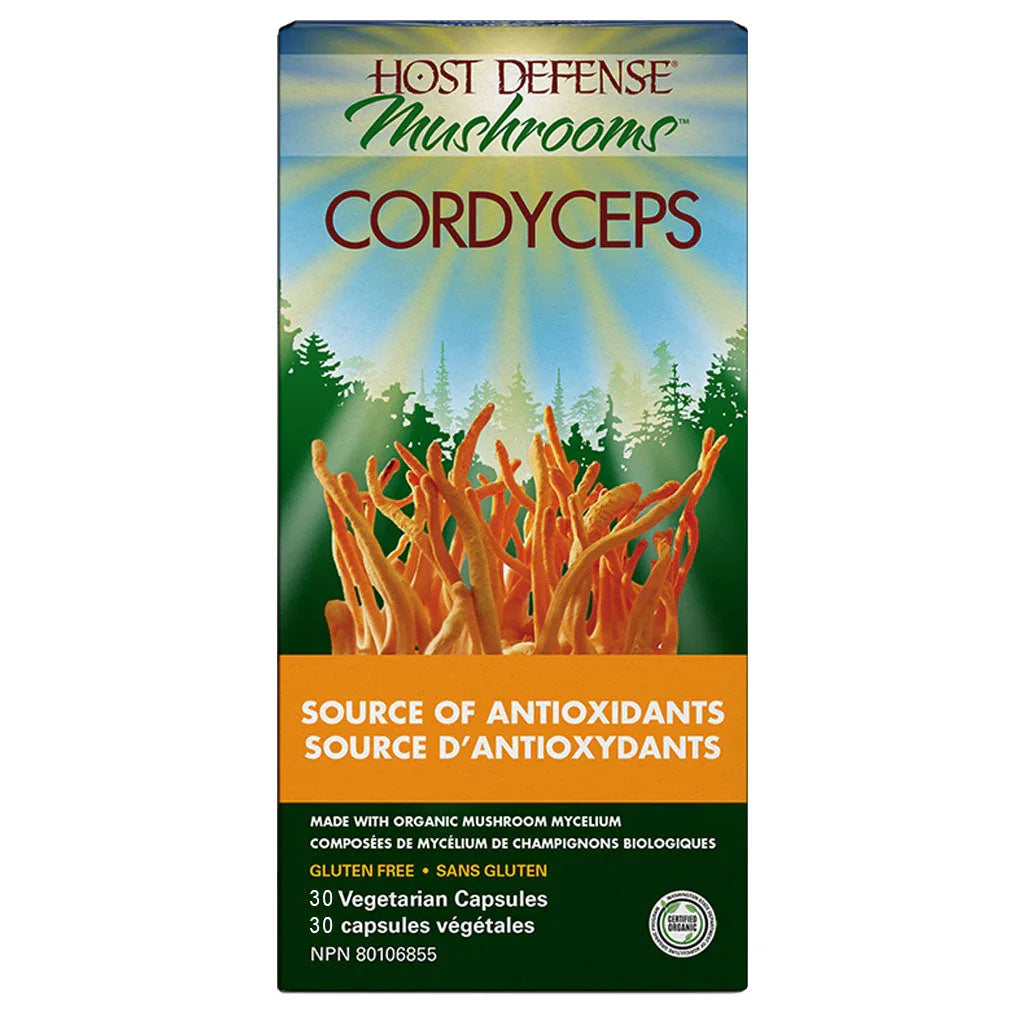 host defense mushrooms cordyceps source of antioxidants 30 vegetable capsules - la boite à grains
