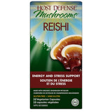 host defense mushrooms reishi soutien de l'énergie et du stress 30 capsules végétales - la boite à grains