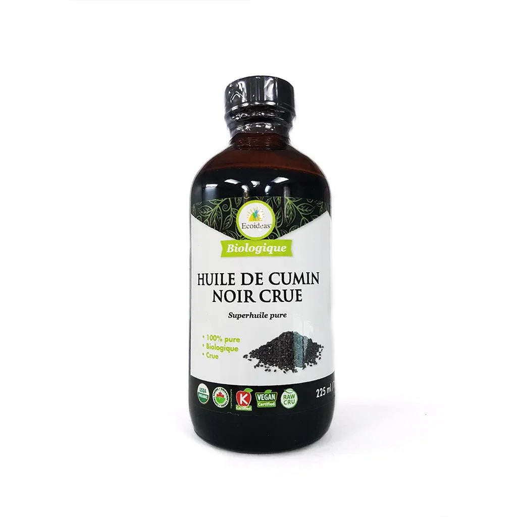 Huile de Cumin Noir Crue Biologique Ecoideas - La Boite à Grains