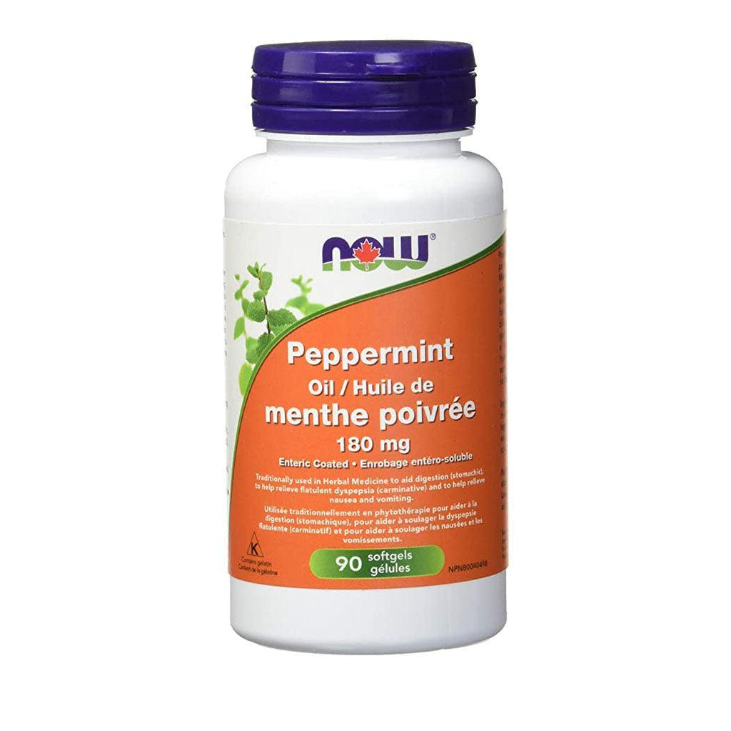 Peppermint Oil (Capsules) Now - La Boite à Grains