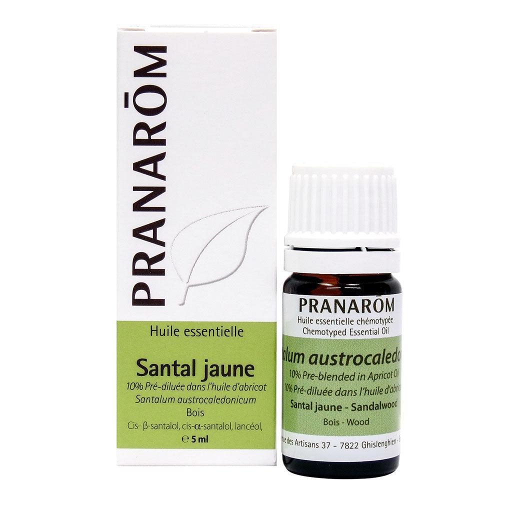 Huile Essentielle de Santal Jaune (10% Pré-Diluée) Pranarôm - La Boite à Grains