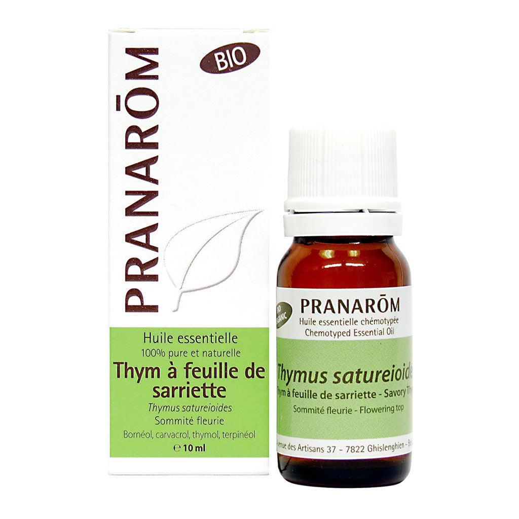 Huile Essentielle de Thym à Feuille de Sarriette Biologique Pranarôm - La Boite à Grains