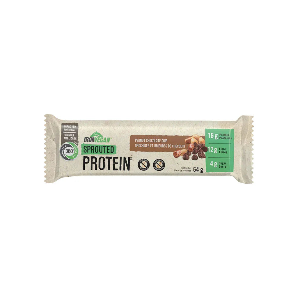 iron vegan sprouted protein peanuts and chocolate chips - La Boite à Grains