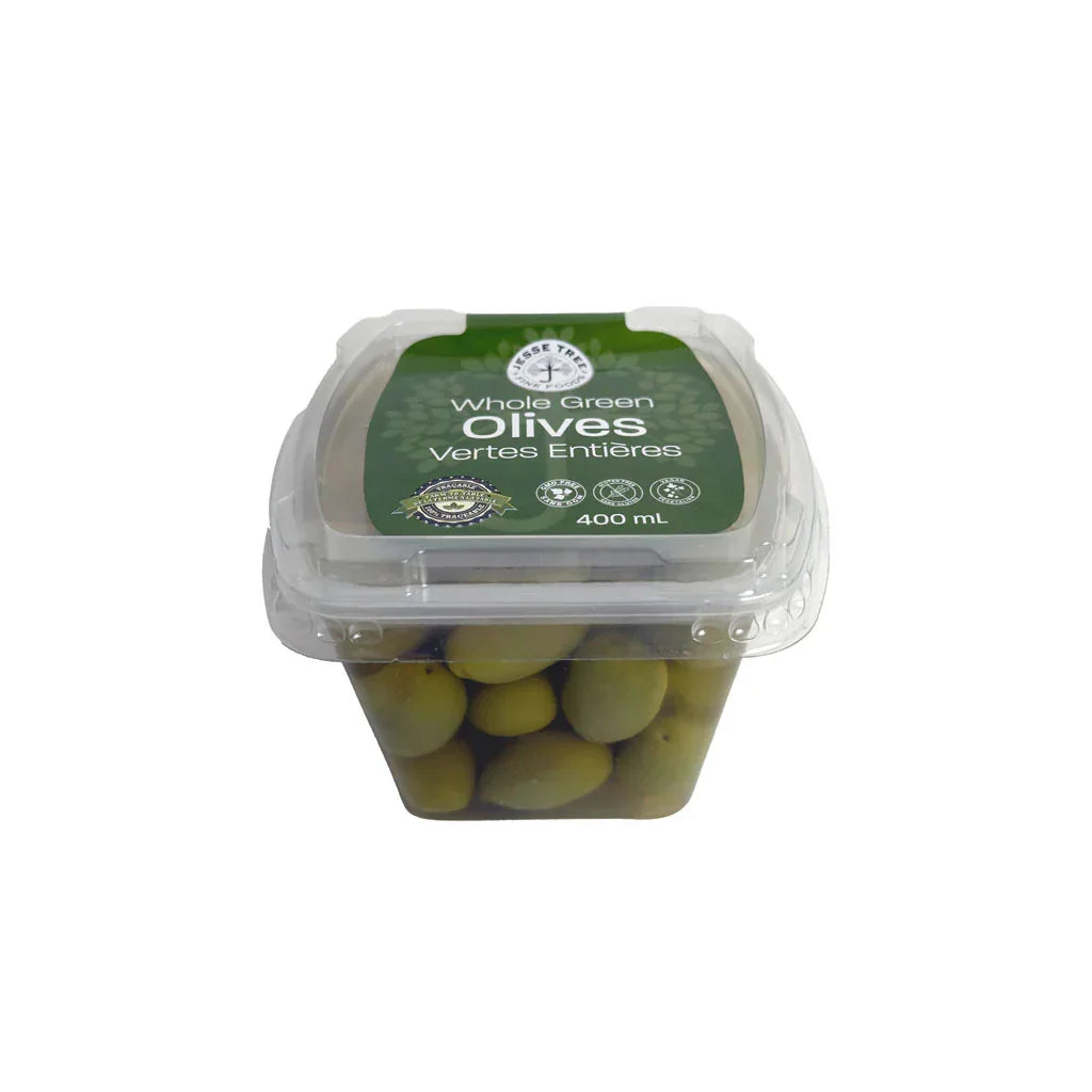 olives vertes entières Jesse Tree - La Boite à Grains
