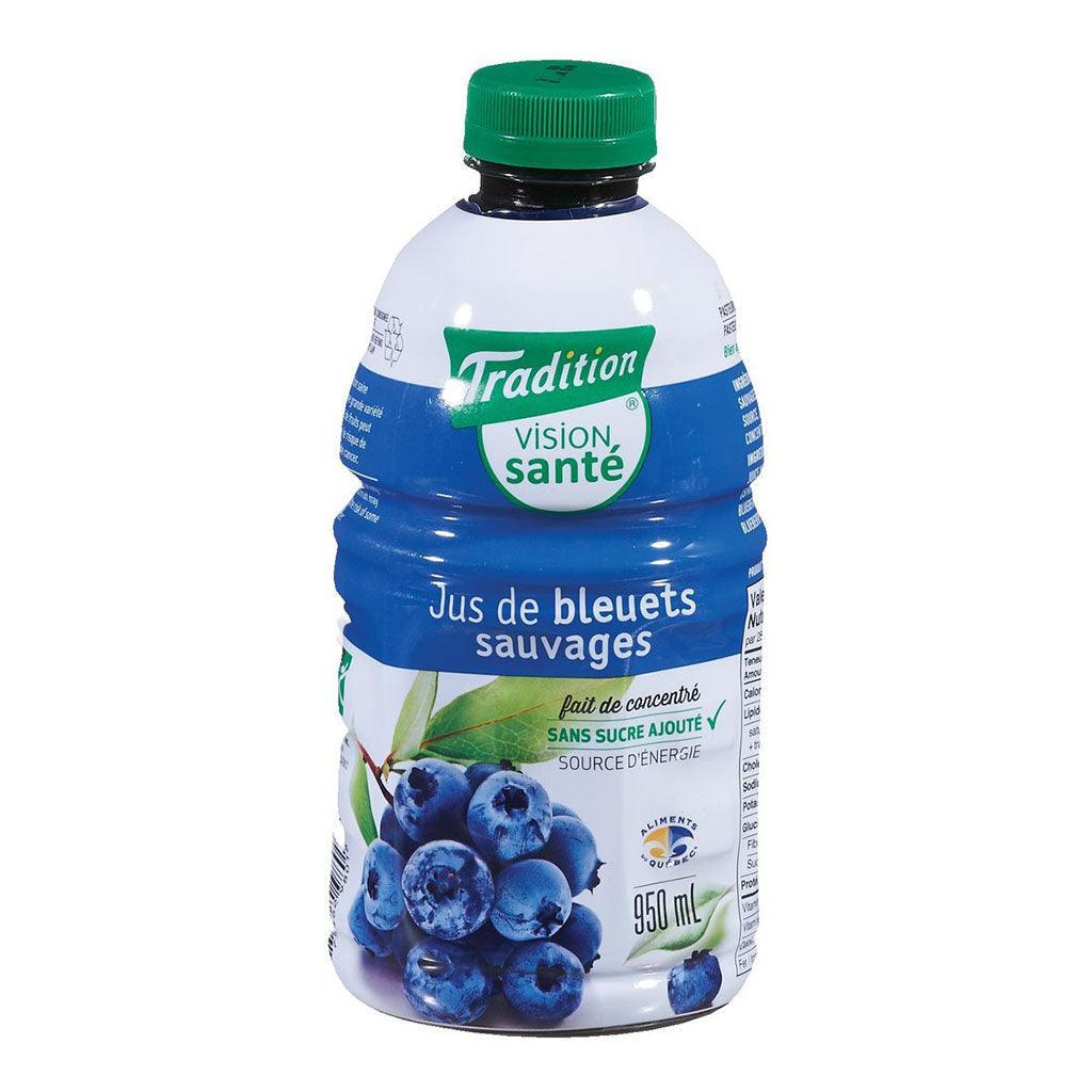 Wild Blueberry Juice Tradition Vision Santé - La Boite à Grains
