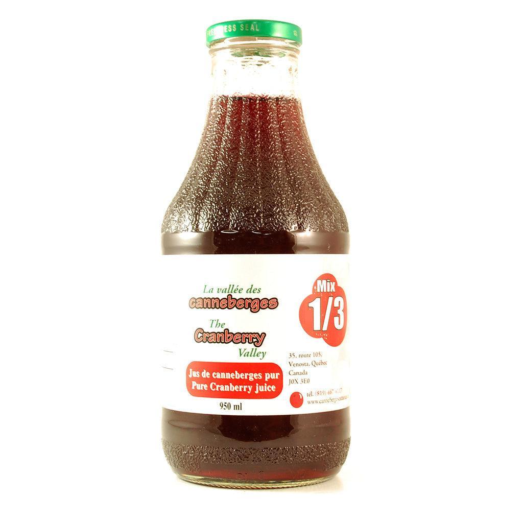 Pure Cranberry Juice La Vallée des Cranberries - La Boite à Grains