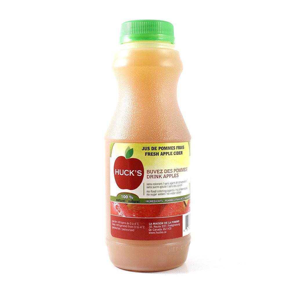 Jus de Pommes Frais 100% Naturel Huck's - La Boite à Grains