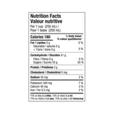 just juice organic concord grape juice 1 liter nutritional value