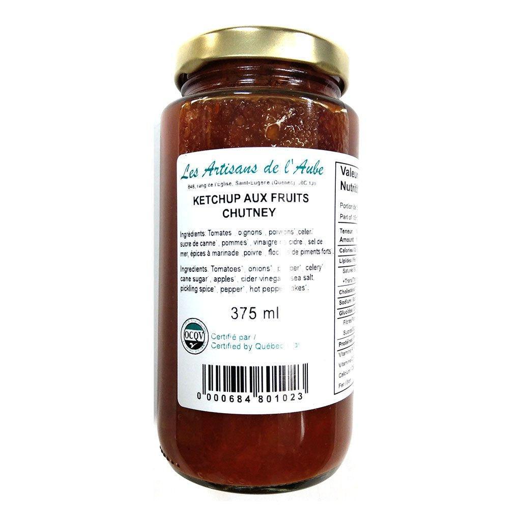 Organic Fruit Ketchup Les Artisans de l’Aube - La Boite à Grains