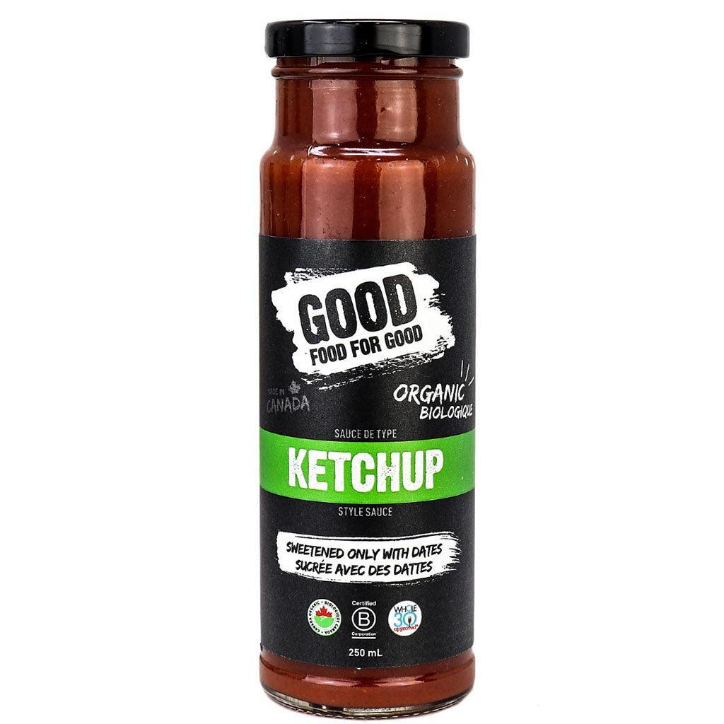 Sweet Organic Ketchup with Dates Good Food for Good - La Boite à Grains