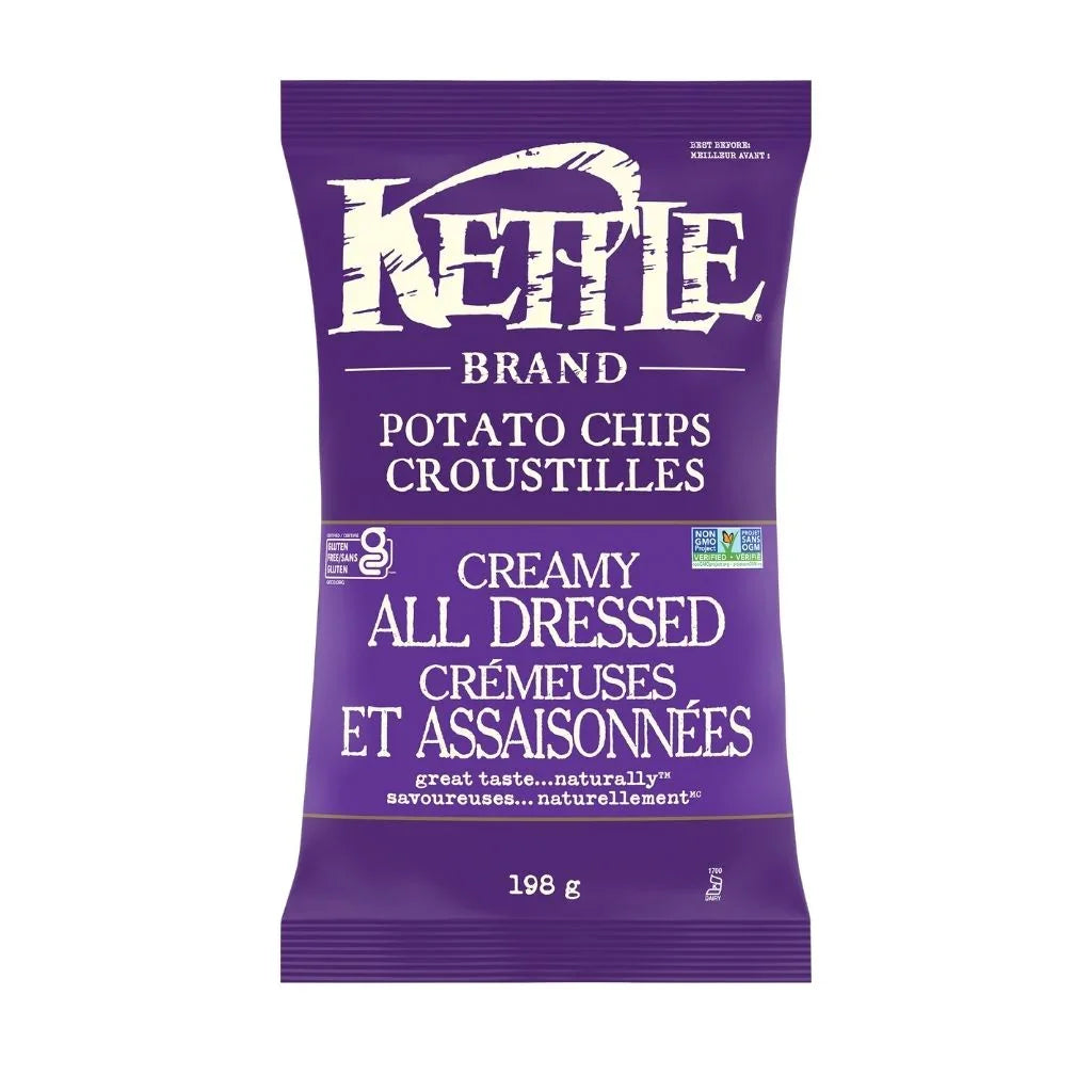 croustilles crémeuses et assaisonnées Kettle - La Boite à Grains