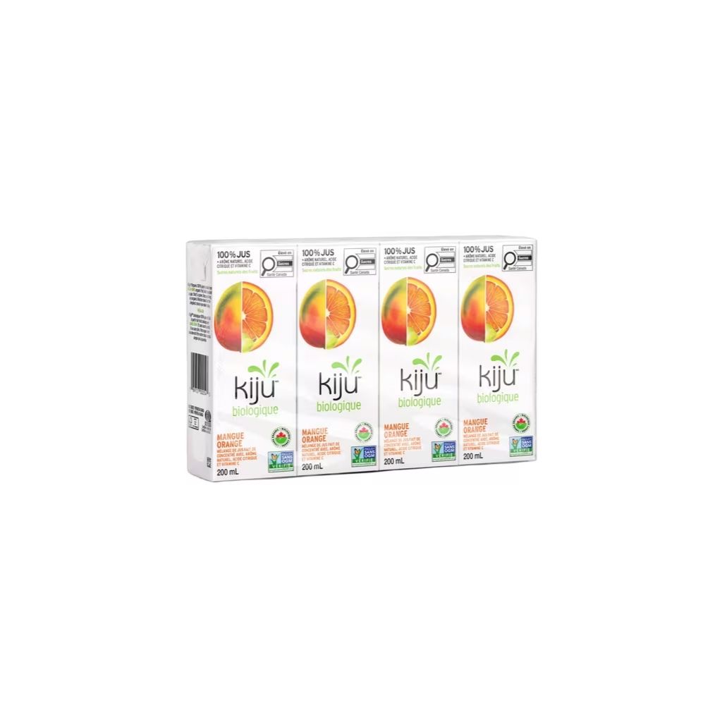 jus biologique mangue orange Kiju - La Boite à Grains