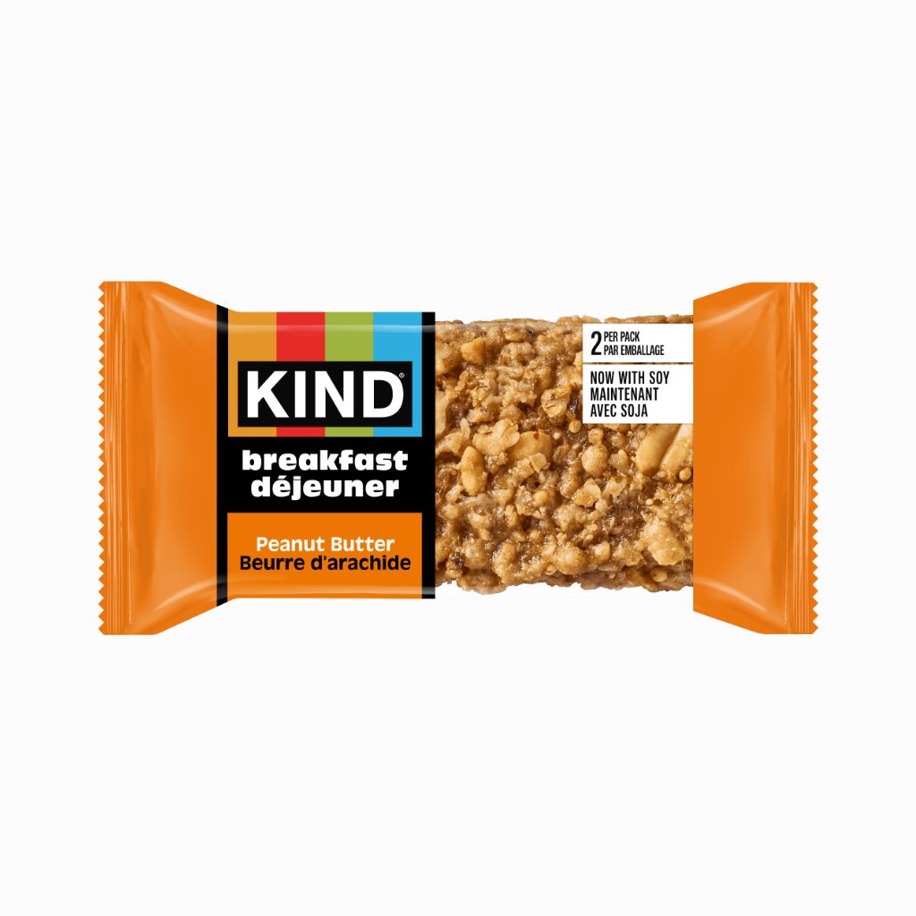 barres déjeuner beurre d'arachide Kind - La Boite à Grains
