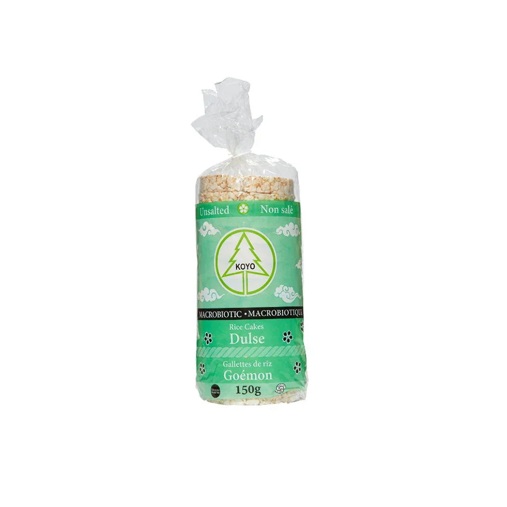 koyo unsalted macrobiotic seaweed rice cakes 150 g - La Boite à Grains