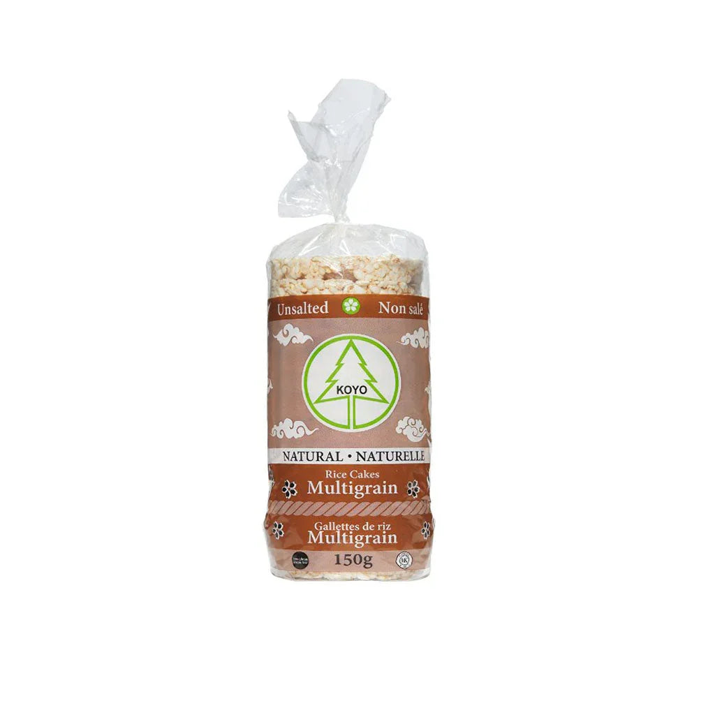koyo natural unsalted multigrain rice cakes 150 g - La Boite à Grains