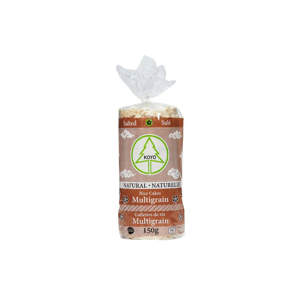 koyo natural salted multigrain rice cakes 150 g - La Boite à Grains