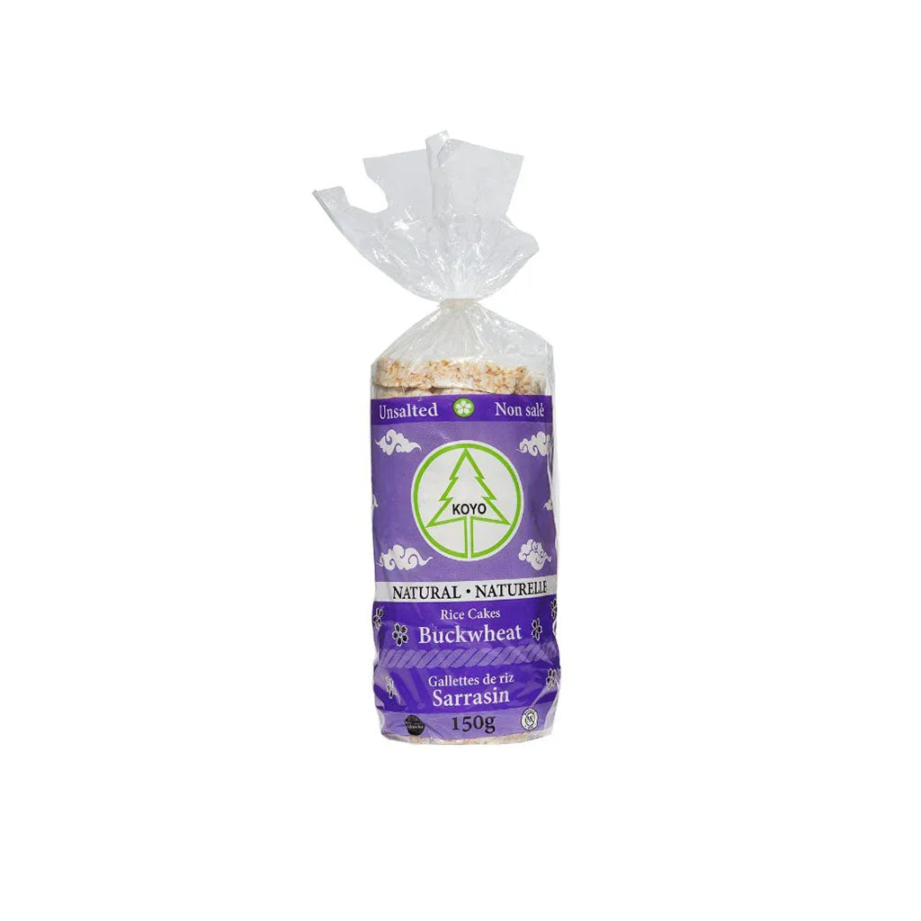 koyo unsalted natural buckwheat rice cakes - La Boite à Grains