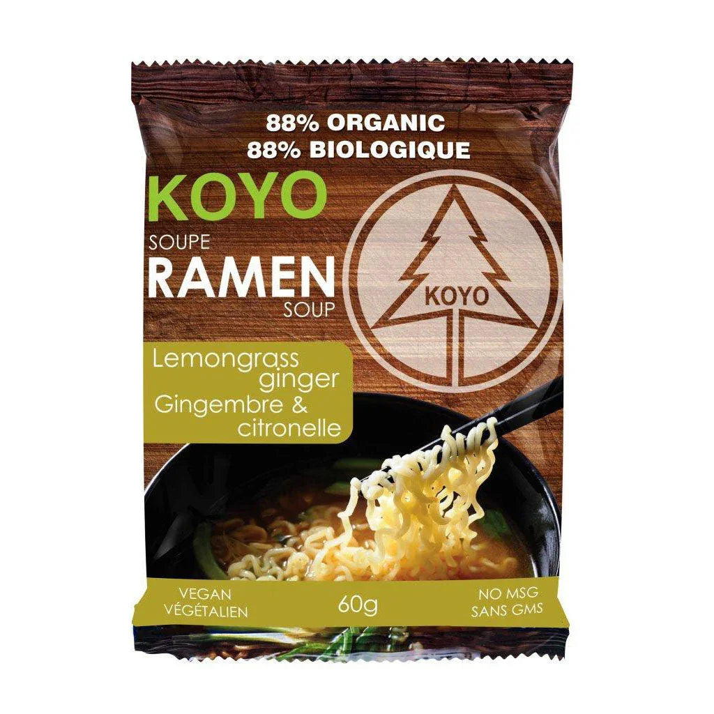 soupe ramen gingembre citronnelle Koyo - La Boite à Grains