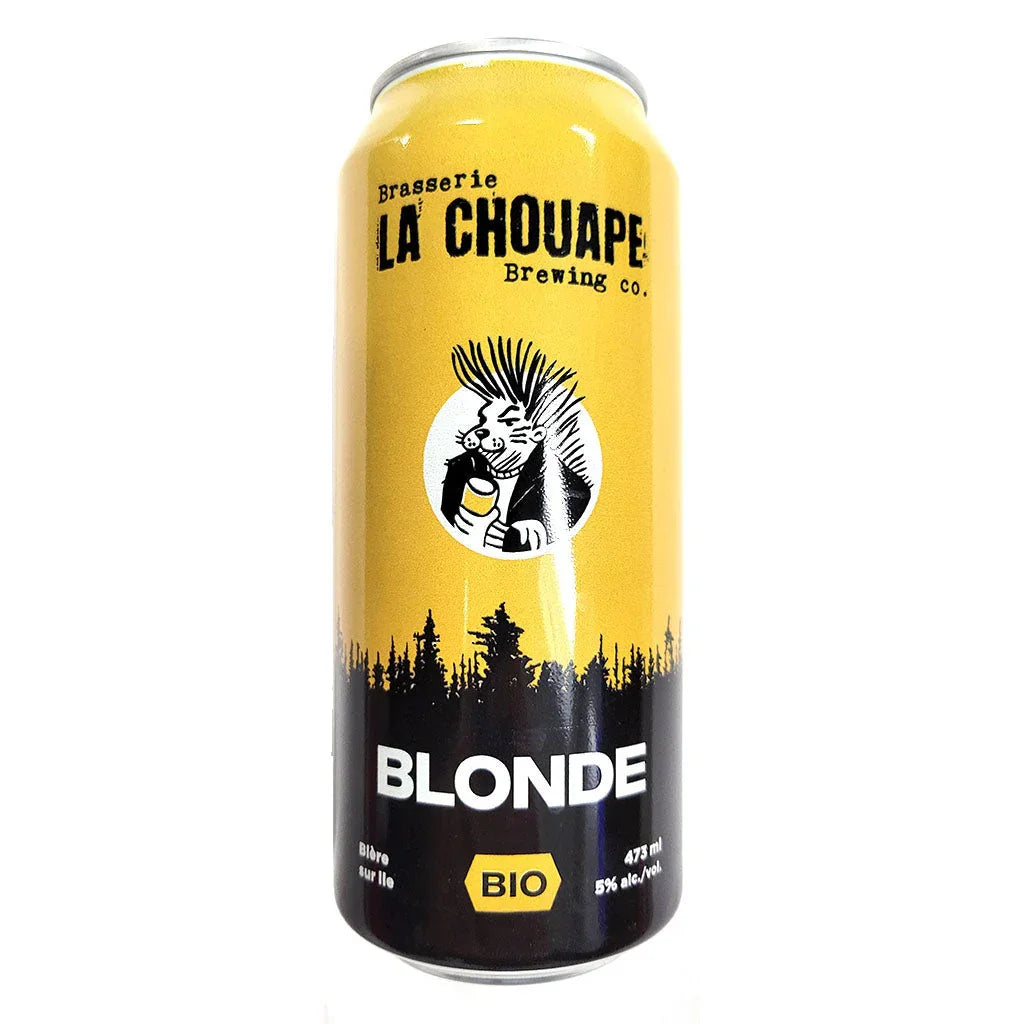 la chouape organic blond beer 473 ml
