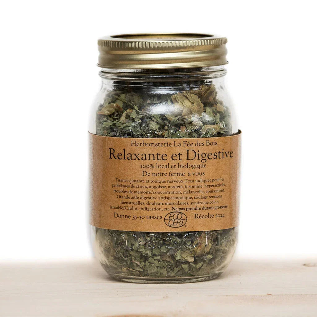 La Fée des Bois Relaxing and Digestive Herbal Tea - La Boite à Grains