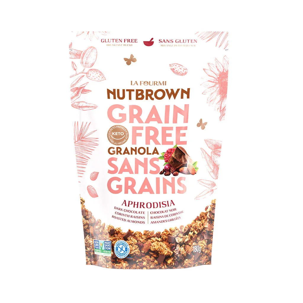 la fourmi nutbrown granola aphrodisia sans grains 180 g