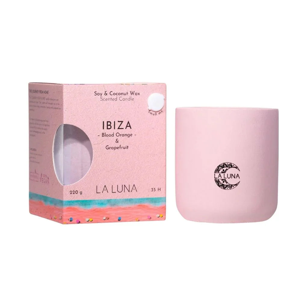 bougie parfumé Ibiza La Luna - La Boite à Grains