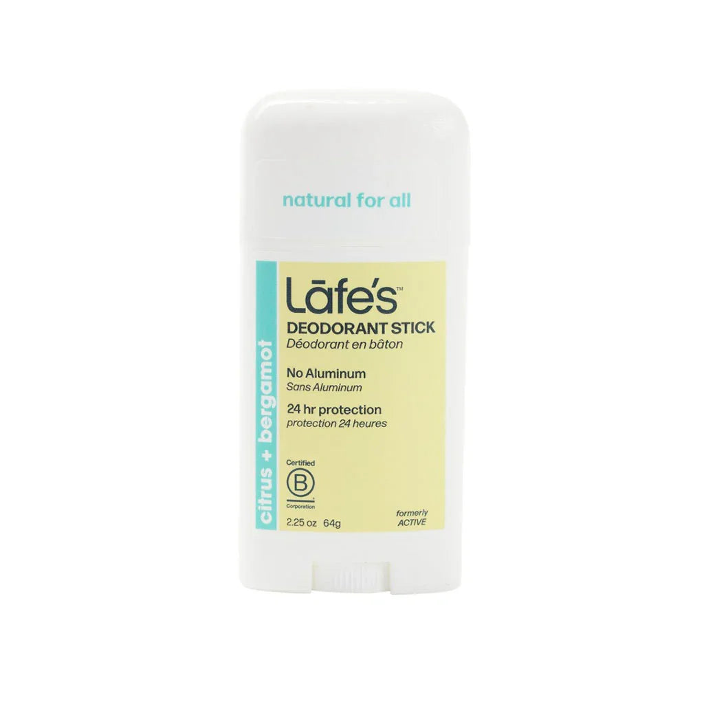 deodorant stick Citrus + Bergamot Lafe's - La Boite à Grains