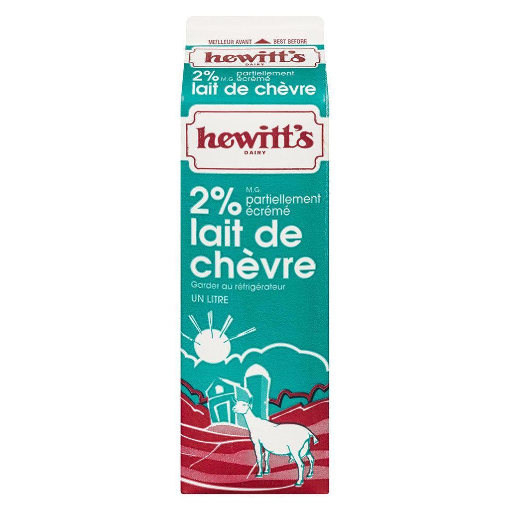 Lait de Chèvre 2% Partiellement Écrémé Hewitt's - La Boite à Grains