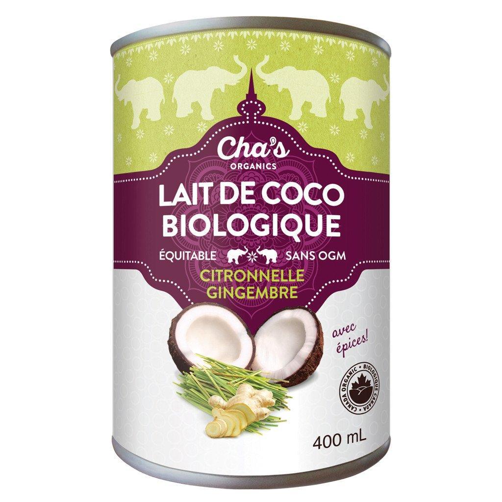 Cha's Organics Organic Lemongrass Ginger Coconut Milk - La Boite à Grains