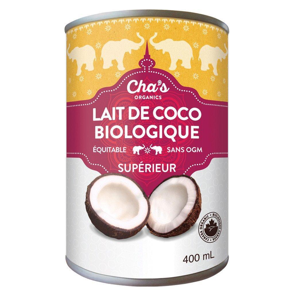 Lait de Coco Biologique Supérieur Cha's Organics - La Boite à Grains
