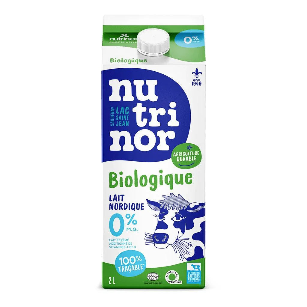 Organic Nordic Milk 0% Nutrinor - La Boite à Grains