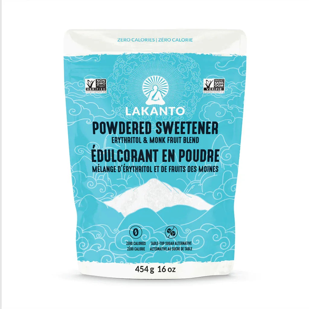 lakanto sweetener powder mix erythritol monk fruit 454 g
